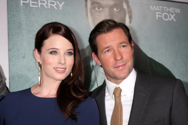 Rachel Nichols, Edward Burns — Stockfoto