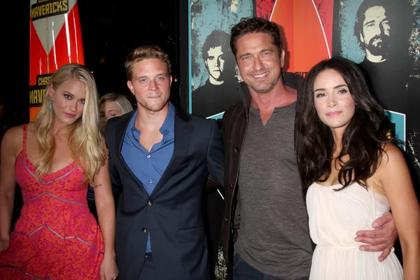 Leven rambin, jonny weston, gerard butler, spencer abigail — Fotografia de Stock