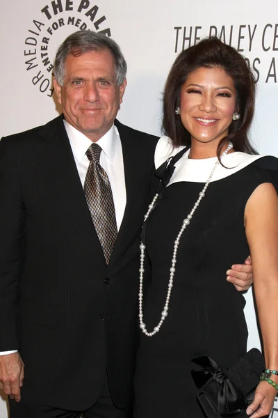 레슬리 Moonves, 줄리 첸 — 스톡 사진