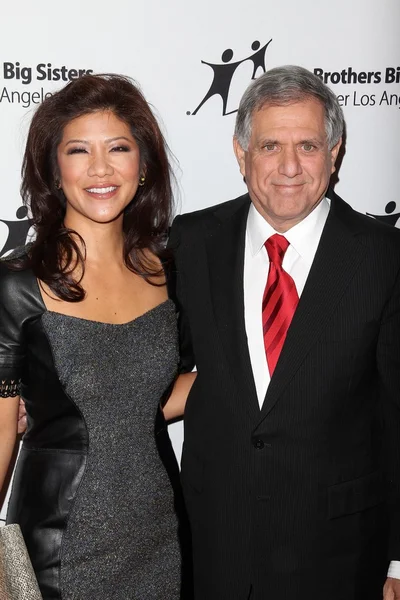 줄리 첸, Les Moonves — 스톡 사진