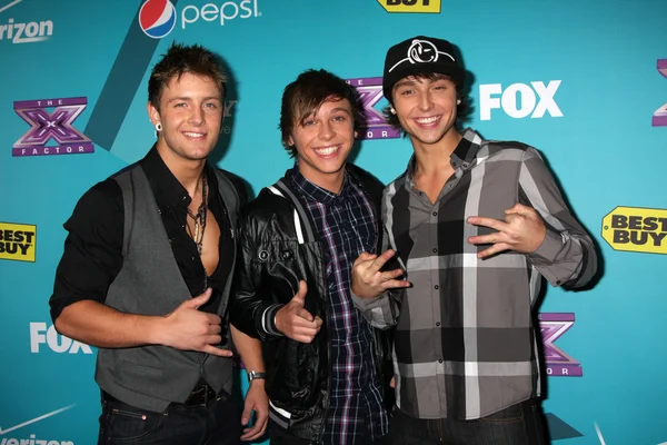 Emblem3 - chadwick, keaton stromberg, wesley stromberg — Stockfoto