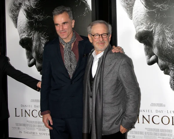 Daniel Day-Lewis, Steven Spielberg — Stock Photo, Image