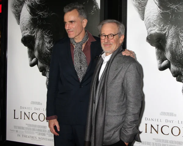 Daniel Day-Lewis, Steven Spielberg — Foto Stock