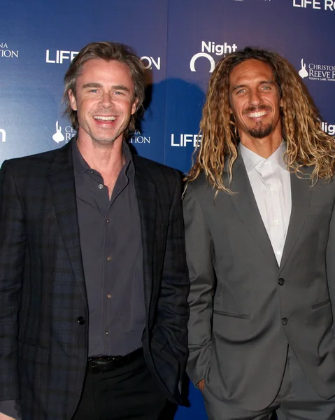 Sam Trammell, Rob Machado — Fotografia de Stock