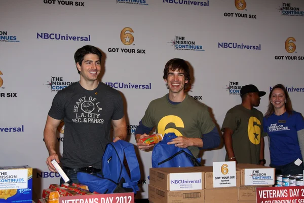 Brandon Routh, Christopher Gorham — Fotografia de Stock