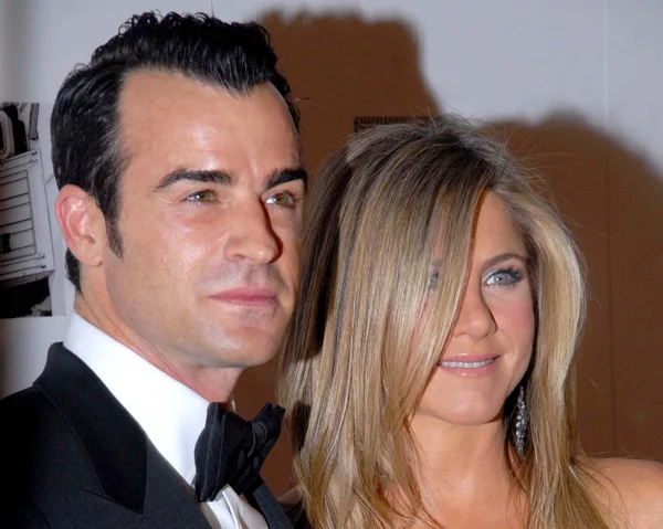 Justin Theroux, Jennifer Aniston — Stock Photo, Image