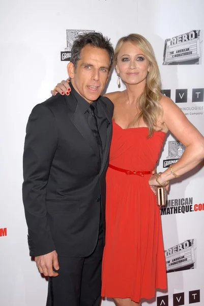 Ben Stiller, Christine Taylor — Stok fotoğraf