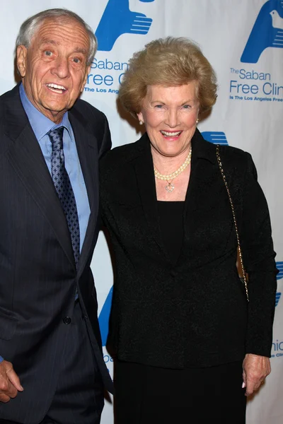 Garry Marshall and wife — Stock Photo, Image