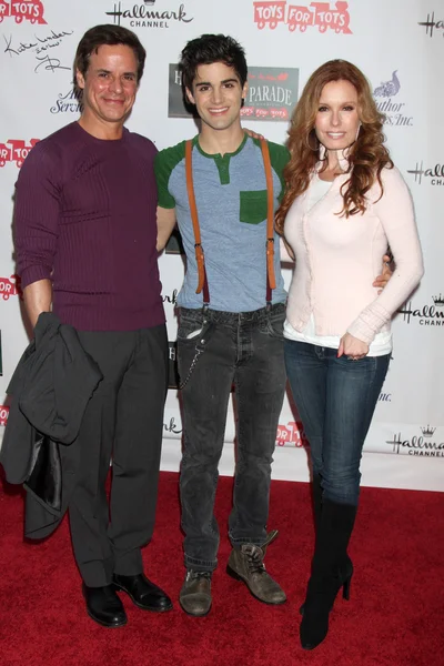 Christian LeBlanc, Max Ehrich, Tracey Bregman — Stock Photo, Image