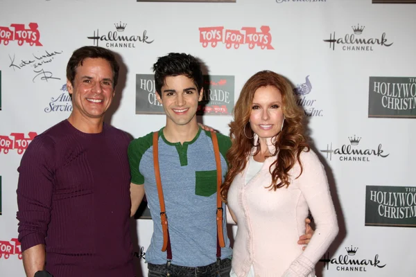 Christian LeBlanc, Max Ehrich, Tracey Bregman — Stock Photo, Image