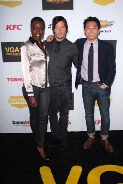 Danai Gurira, Norman Reedus, Steven Yeun