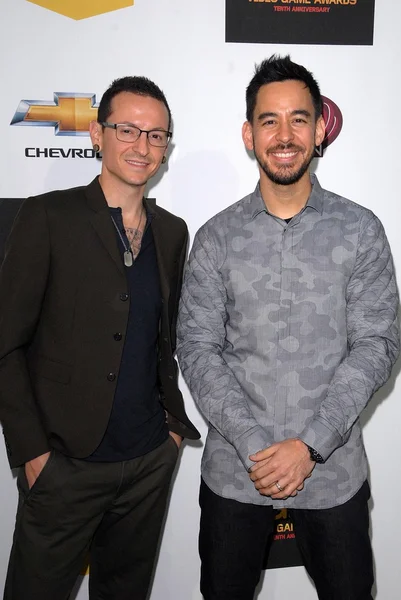 Chester Bennington, Mike Shinoda — Stock Photo, Image