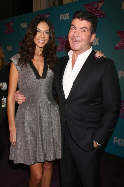 Terri Seymour, Simon Cowell — Stockfoto