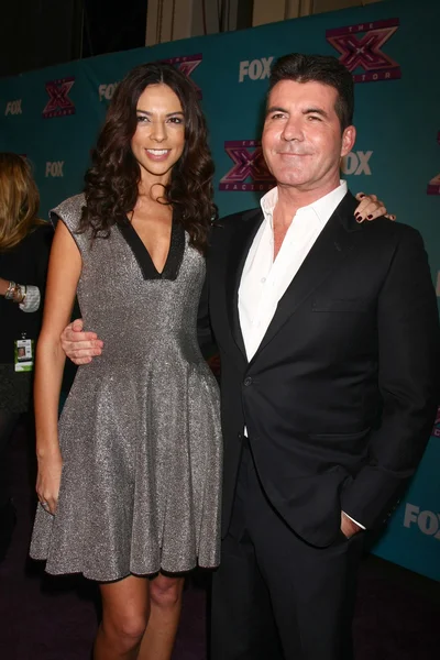 Terri Seymour, Simon Cowell — Stock Photo, Image