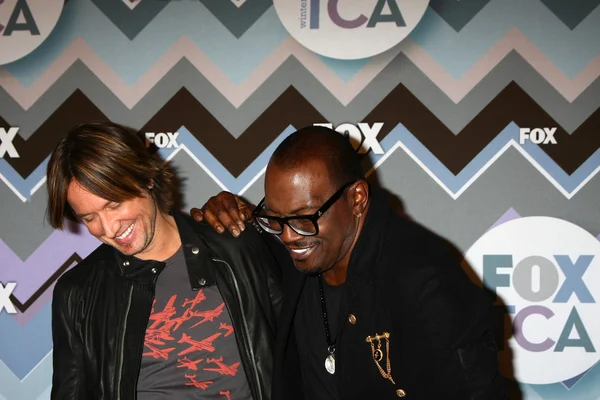 Keith Urban, Randy Jackson — Stock Photo, Image