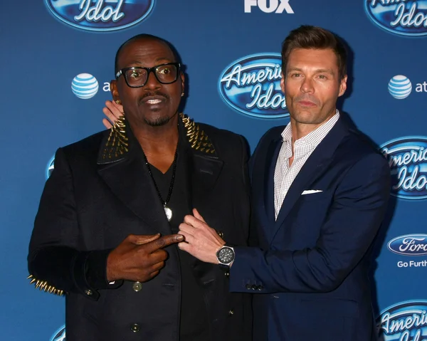 Randy Jackson, Ryan Seacrest — Foto de Stock