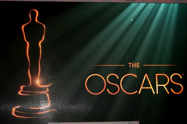 Logo der Oscar-Gewinner lizenzfreie Stockbilder