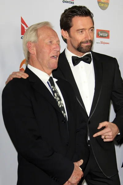 Hulk Hogan, Hugh Jackman — Stock Photo, Image