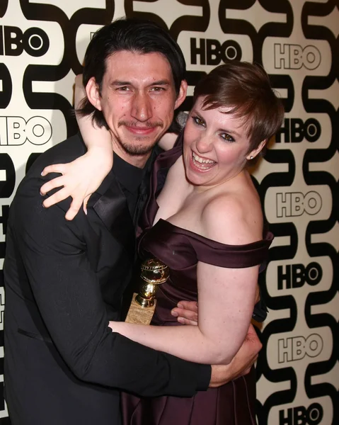 Adam ovladač, lena dunham — Stock fotografie