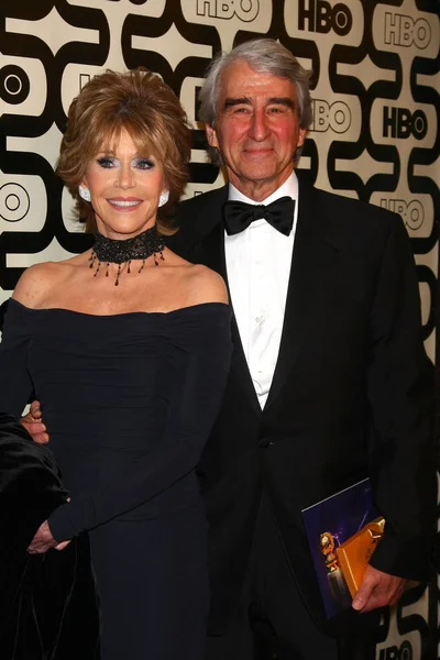 Jane Fonda, Sam Waterson — Stockfoto