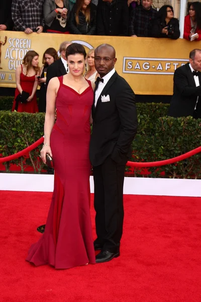 Idina Menzel, Taye Diggs — Stock Photo, Image