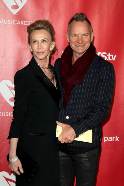 Trudie Styler, Sting — Foto Stock