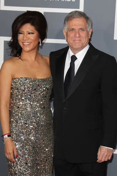 줄리 첸, Les Moonves — 스톡 사진