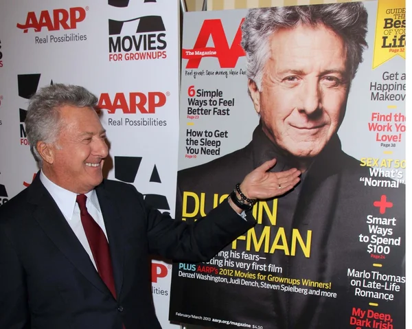 Dustin Hoffman Przewodniczący — Zdjęcie stockowe