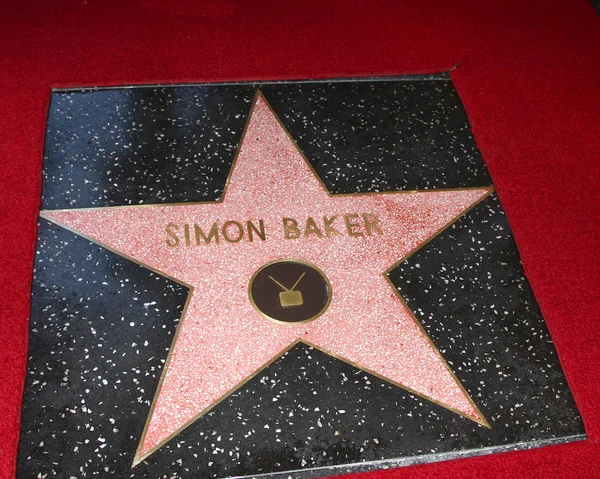 Estrella de Simon Baker — Foto de Stock