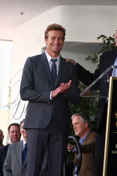 Simon Baker Przewodniczący — Zdjęcie stockowe