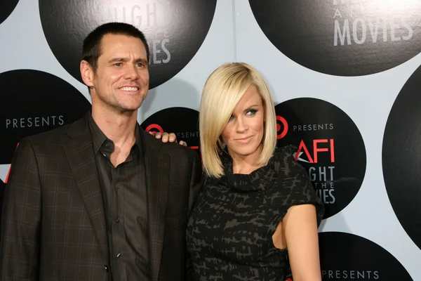 Jim Carrey & Jenny McCarthy — Stock Photo, Image