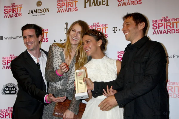 Szereplők James Ransone, Sean Baker Dree Hemingway, Stella András, igazgató — Stock Fotó