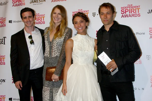 Actors James Ransone, Dree Hemingway, Stella Maeve, director Sean Baker Stock Image