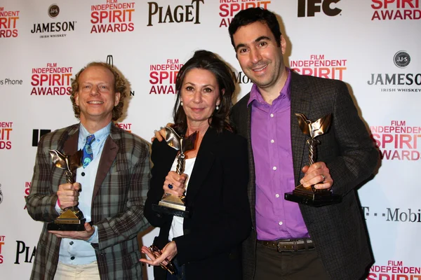 Producers Bruce Cohen, Donna Gigliotti and Jonathan Gordon Stock Picture