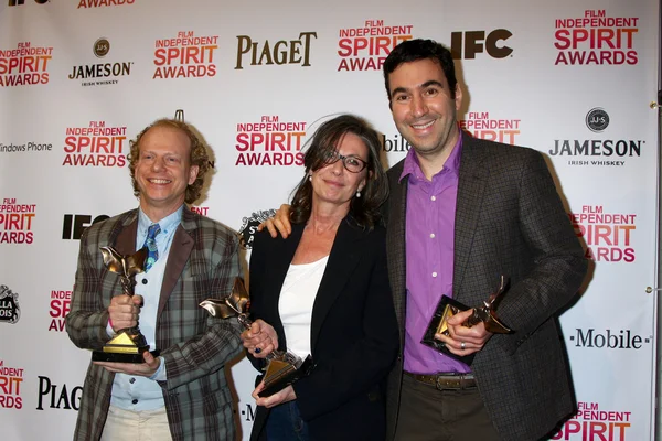 Producers Bruce Cohen, Donna Gigliotti and Jonathan Gordon Stock Photo