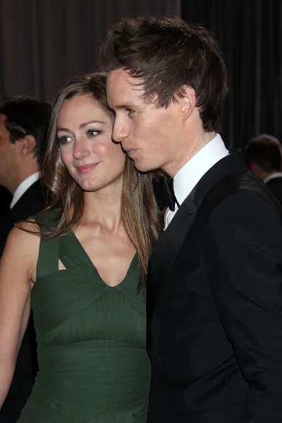 Hannah Bagshawe, Eddie Redmayne — Foto de Stock