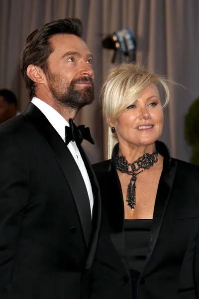 Riesiger jackman, deborra-lee furness — Stockfoto