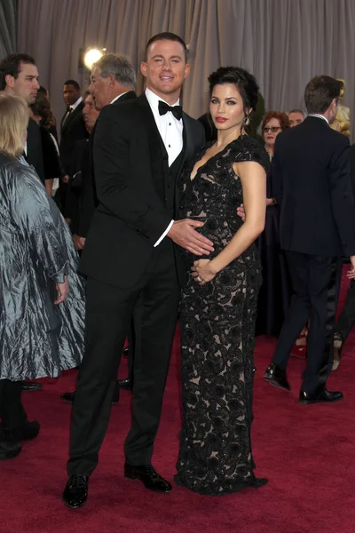 Channing Tatum, Jenna Dewan-Tatum — Fotografia de Stock