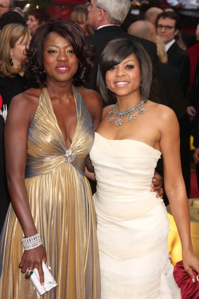 Viola Davis idealna Taraji P. Henson — Zdjęcie stockowe