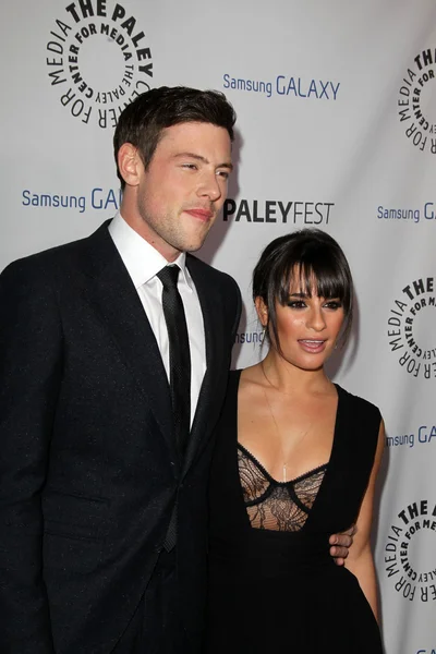 Monteith Cory, lea michele — Foto Stock