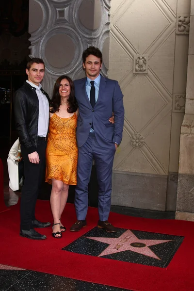 Dave Franco, Betsy Franco, James Franco — Fotografia de Stock