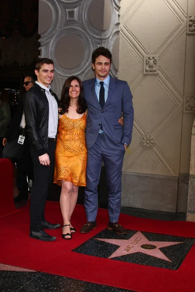 Dave Franco, Betsy Franco, James Franco — Stock Photo, Image