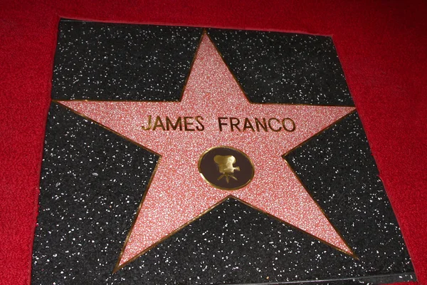 Estrela de James franco — Fotografia de Stock