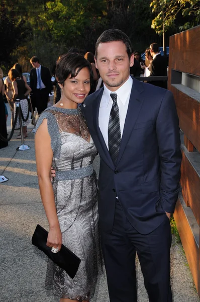 Justin Chambers et sa femme Keisha — Photo