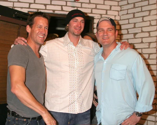 James Denton, Bronson Arroyo, Mike O'Malley — Stock Photo, Image