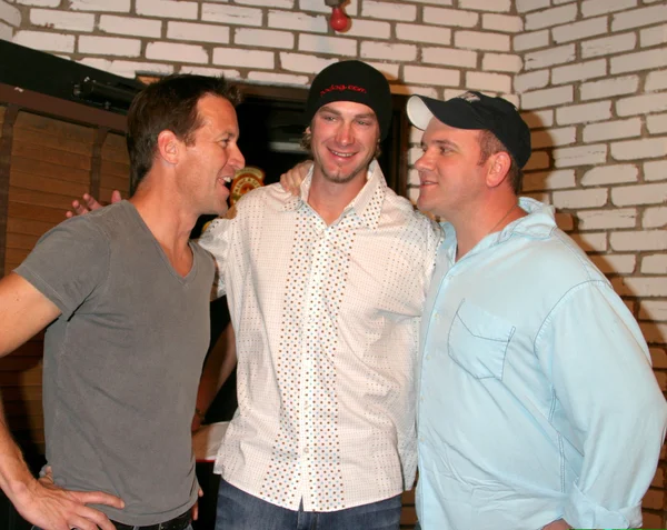 James Denton, Bronson Arroyo, Mike O'Malley — Stock Photo, Image