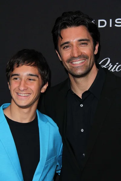 Gilles Marini e filho — Fotografia de Stock