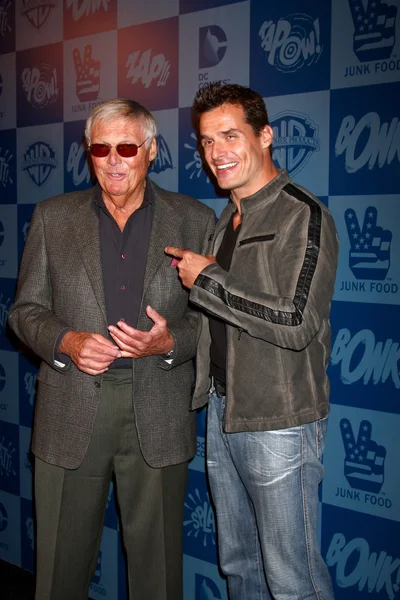 Adam West, Antonio Sabato Jr — Stock fotografie