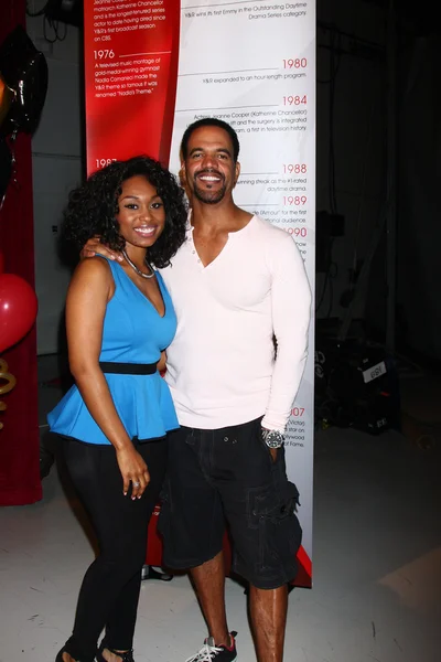 Angell Conwell, Kristoff St. John — Stock Photo, Image