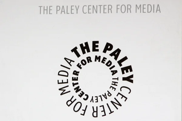 Paley Center para el emblema de los medios — Foto de Stock